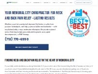 Website CORE Chiropractic - Memorial City