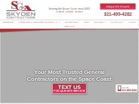 Website Screenshot Skyden Contractors