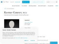 Website Screenshot Kumar Gaurav, M.D. | Interventional Pulmonologist & Critical Care Physician