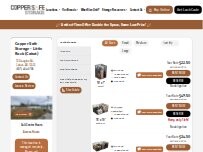 Website Screenshot Copper Safe Storage