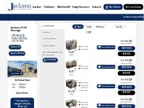 Website Screenshot Jackson Self Storage