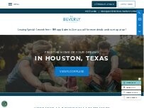 Website Screenshot The Beverly at Clear Lake