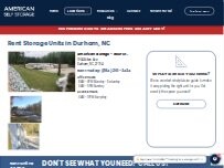 Website Screenshot American Self Storage- Geer St