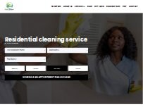 Website Screenshot Green Breeze Cleaning.
