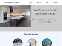 Website Screenshot Skyline General Contracting