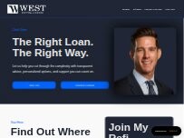 Website Screenshot Chad Ulmer MLO #325466 - West Capital Lending