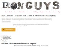 Website Screenshot Iron Custom