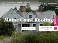 Website Screenshot Maine Coast Roofing