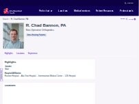 Website Screenshot R. Chad Bannon, PA