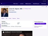Website Screenshot John B. Hijjawi, MD