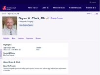 Website Screenshot Bryan A. Clark, PA