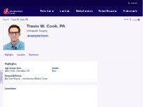 Website Screenshot Travis W. Cook, PA