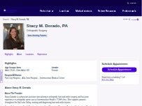 Website Screenshot Stacy M. Dorado, PA