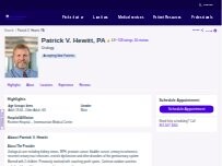 Website Screenshot Patrick V. Hewitt, PA