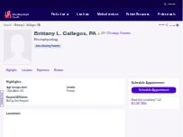 Website Screenshot Brittany L. Gallegos, PA