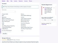 Website Screenshot Bailey M. Gleason, NP