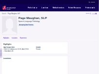 Website Screenshot Page Maughan,