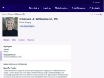Website Screenshot Chelsea J. Williamson, PA