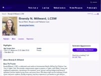 Website Screenshot Brandy N. Millward, LCSW