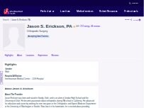 Website Screenshot Jason S. Erickson, PA