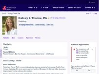 Website Screenshot Kelsey L Thorne, PA