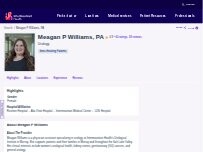 Website Screenshot Meagan P Williams, PA