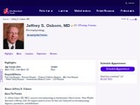 Website Screenshot Jeffrey S. Osborn, MD