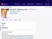 Website Screenshot Austin R. Okelberry, PA