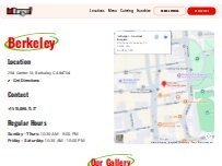 Website Screenshot iniBurger - Gourmet Burgers