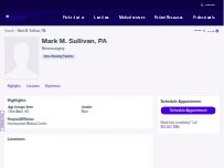 Website Screenshot Mark M. Sullivan, PA