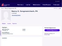 Website Screenshot Nancy S. Sengmanichanh, PA