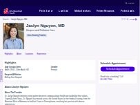 Website Screenshot Jaclyn Nguyen, MD