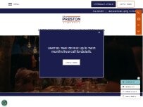Website Screenshot The Preston