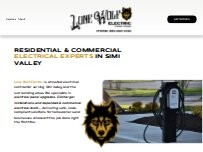 Website Screenshot Lone Wolf Electric