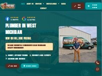 Website Screenshot Prevail Plumbing