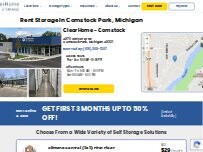 Website Screenshot ClearHome Self Storage