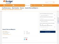 Website Screenshot A AND L PAINT AND BODY LLC