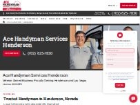 Website Screenshot Ace Handyman Services Henderson