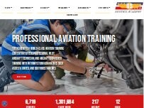 Website Screenshot US Aviation Academy