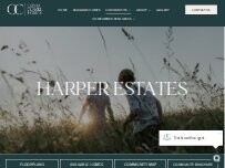 Website Screenshot Olivia Clarke Homes - Harper Estates