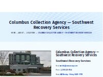 Website Screenshot Southwest Recovery Services