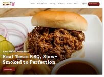 Website Screenshot Andy's Hawg Wild BAR B-QUE