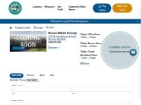 Website Screenshot Brown BAGS Storage