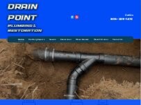 Website Screenshot Drain Point Plumbing & Restoration