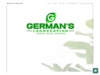 Website Screenshot German's Landscaping Services, INC.