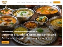 Website Screenshot Saffron Indian Kitchen