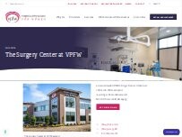 Website Screenshot The Surgery Center at Virginia Physicians for Women