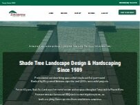 Website Screenshot ShadeTree Landscape Design