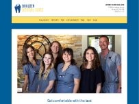 Website Screenshot Boulder Dental Arts