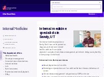 Website Screenshot Intermountain Health Alta View Clinic - Internal Medicine